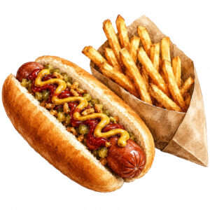 Formule Hot-Dog / frites
